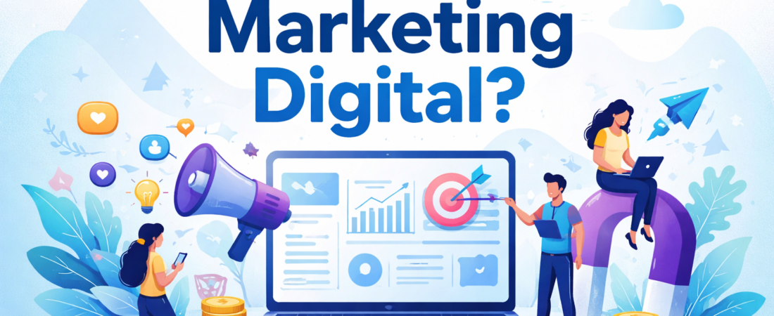 O que é Marketing Digital? Entenda os Fundamentos, Estrutura e Como Funciona o Mercado Digital