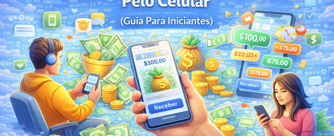 Como Ganhar Dinheiro na Internet Pelo Celular (Guia Para Iniciantes)
